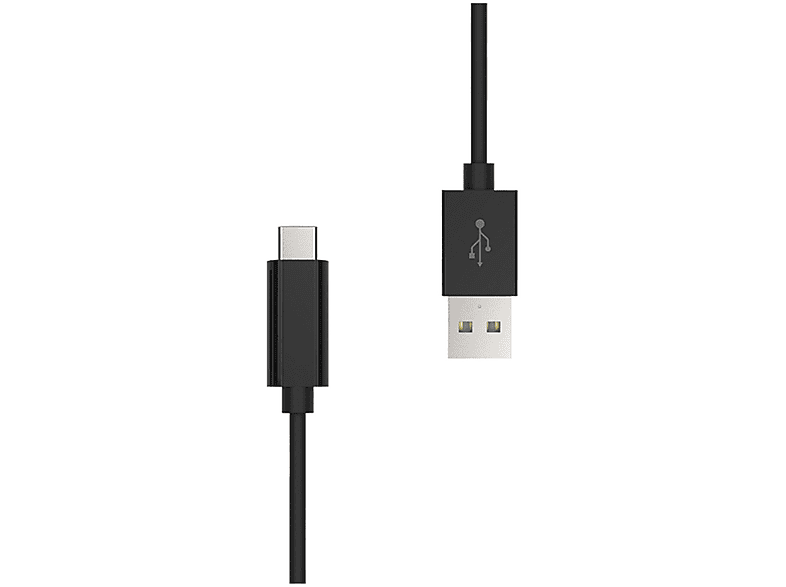 Ladekabel, Geräte 25 Kabel Notebooks, ARTWIZZ USB-C Schwarz USB-C Smartphones, USB-A für auf cm, wie Tablets,