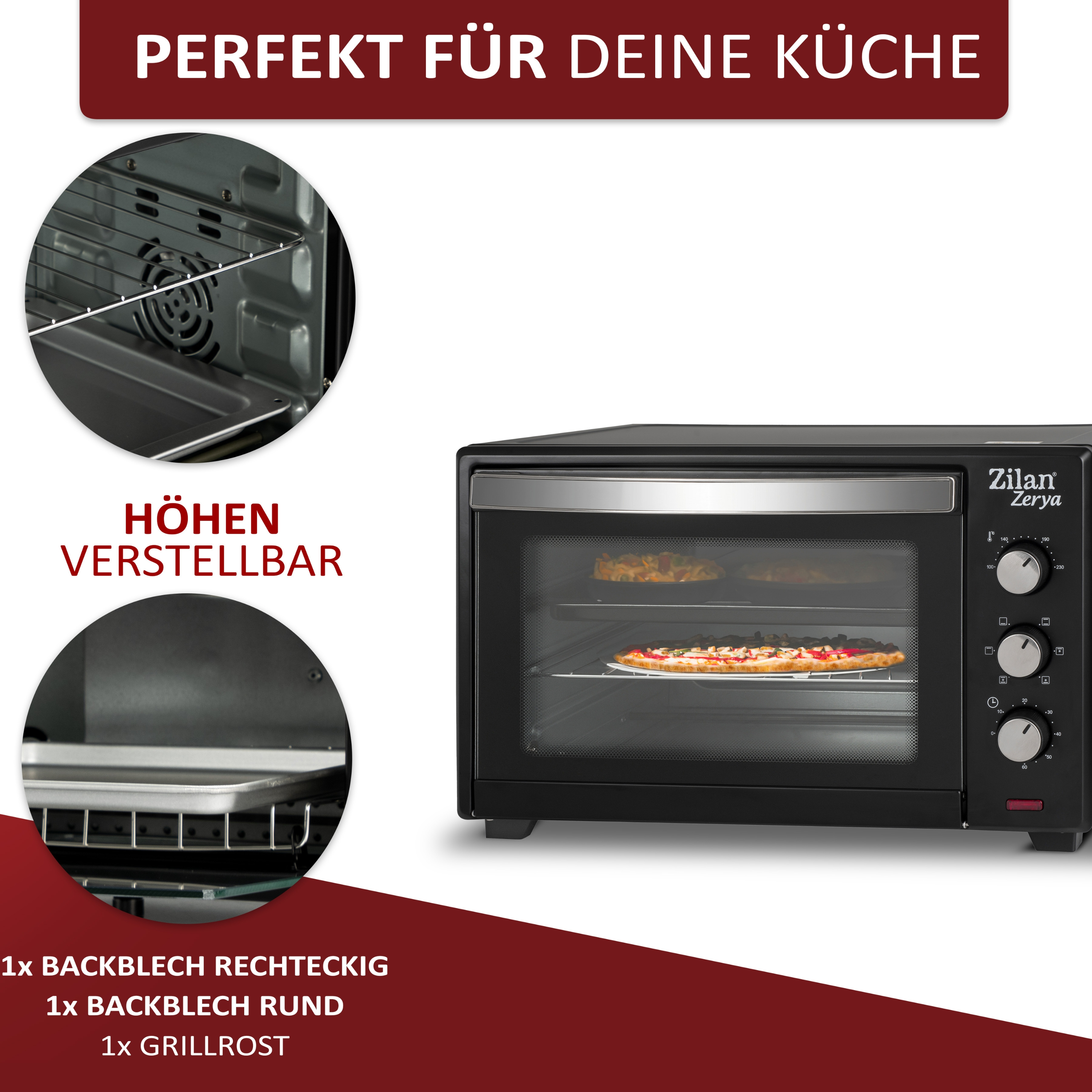 Mini ZLN-3727 ZILAN Backofen