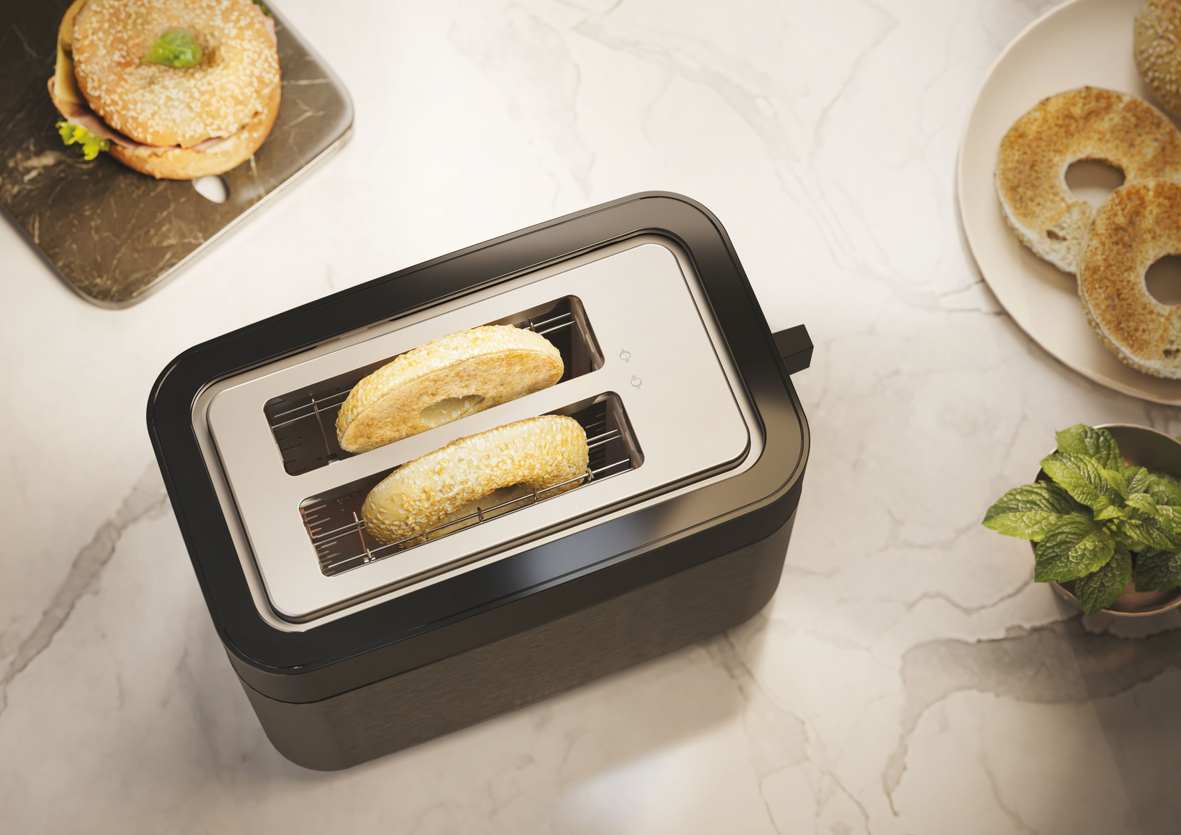 Kobieta używająca srebrnego odkurzacza z tekstem o jego cechach i wydajności.