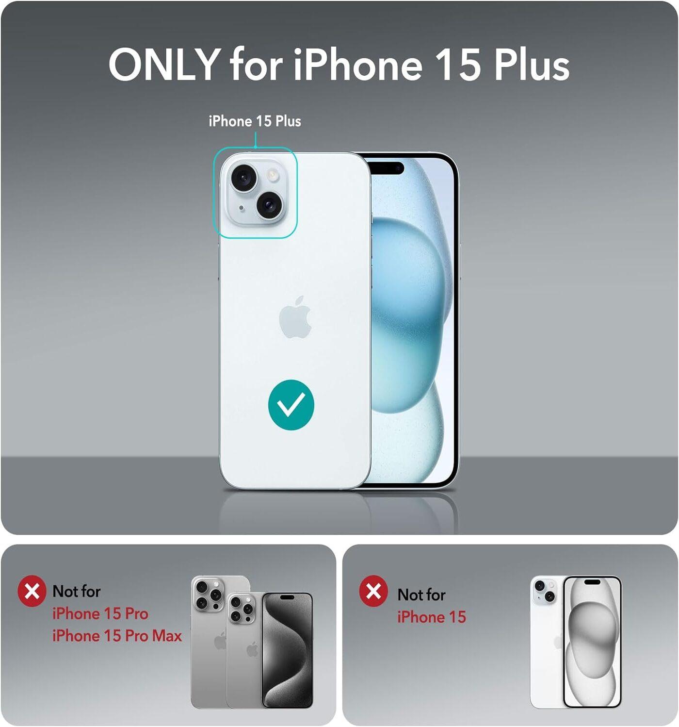 Handy iPhone , 15 15 Hülle 6,7\'\' Handyhülle(für Plus) Schutz für Zoll iPhone BAKER Apple Case Plus Silikon Apple