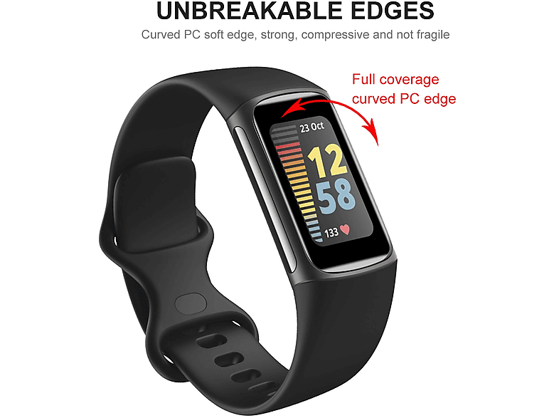 dipos I 6X Pellicola Protettiva Compatibile con Willful SW321 Fitness Tracker - Rivestimento del Display al 100% - Pellicola di Protezione