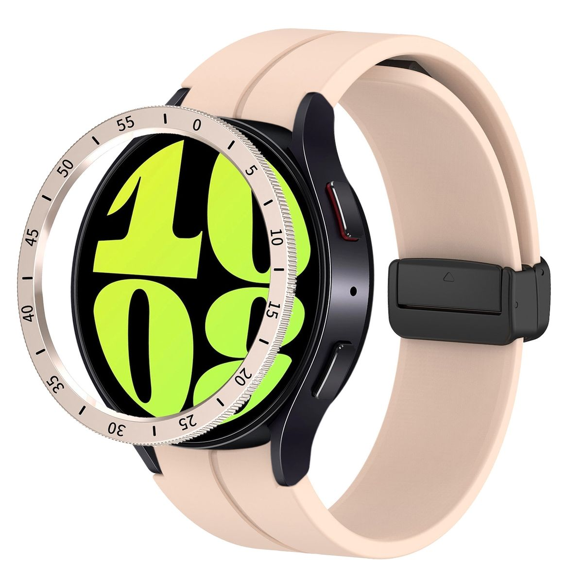 6 43mm) mit Watch Classic Galaxy Rahmenschutz WIGENTO Smartwatchhülle(für Zeitstrahl Samsung