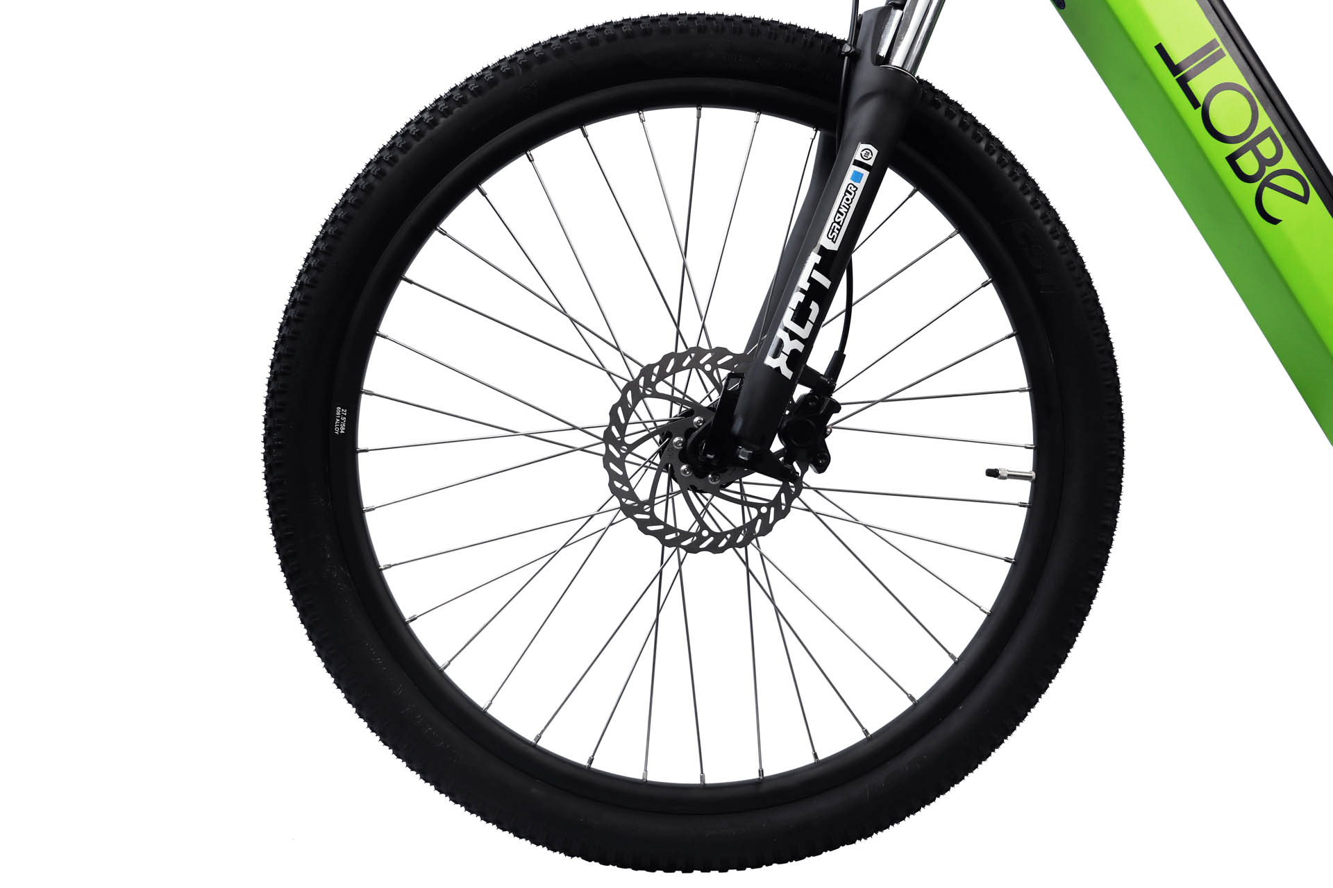 Zoll, Mountainbike (Laufradgröße: Unisex-Rad, 48 cm, MTLOGAN Grün) 27,5 468 Wh, 36V/13,2AH 27,5 Rahmenhöhe: MOUNTAIN-E-BIKE LLOBE
