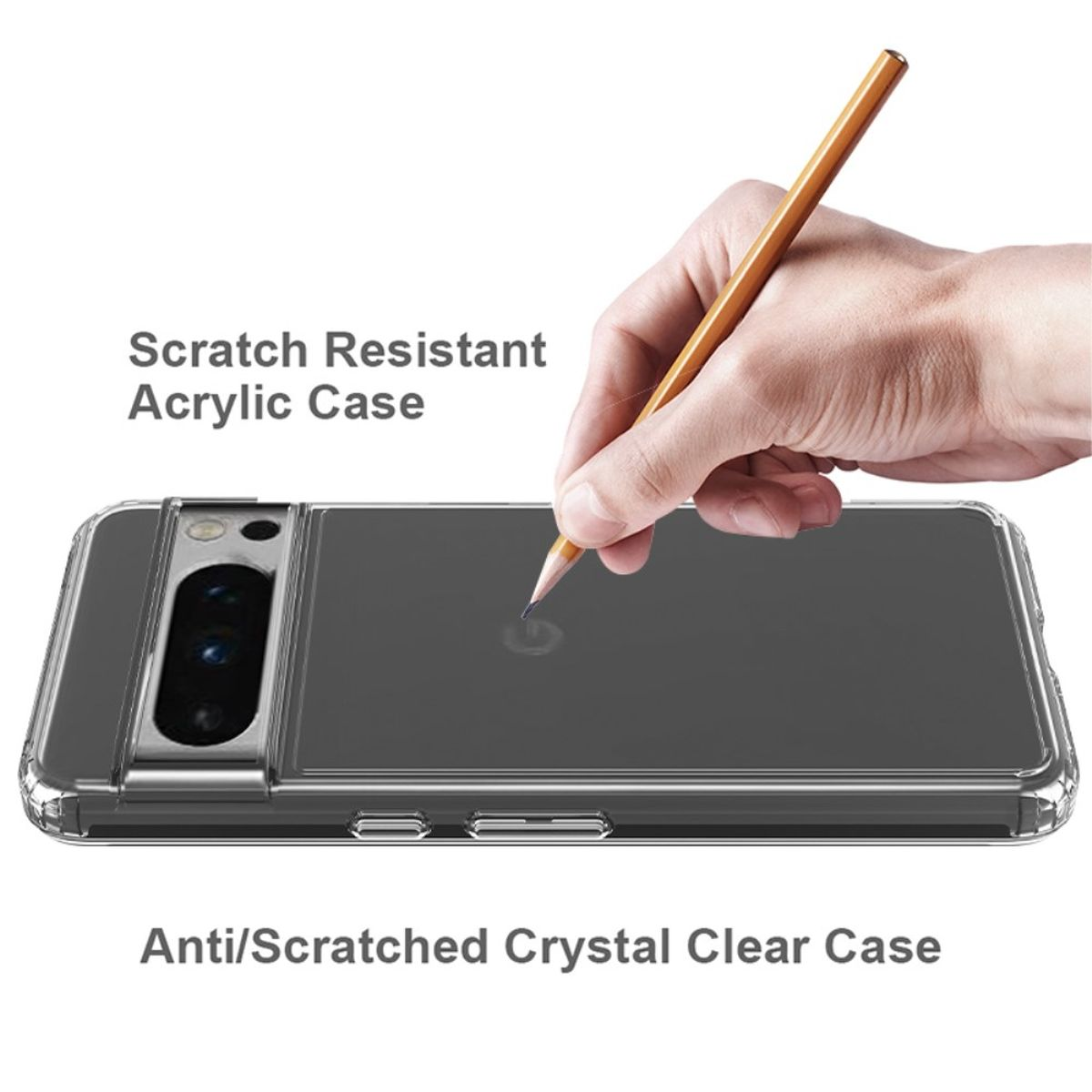 Display- Kameraschutz, Transparent COVERKINGZ und Pixel Pro, Google, 8 Handycase mit Backcover,