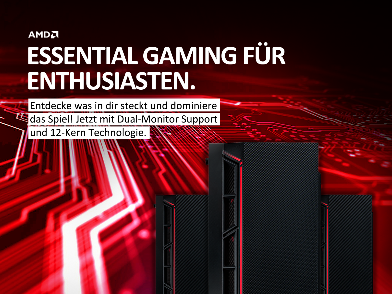 BEASTCOM Q3 | Essential Gaming, AMD mit AMD Prozessor, 11 GB 8 3 Radeon™ GB RAM, Windows Pro (64 Bit), Gaming 256 SSD, Ryzen™ Vega 8