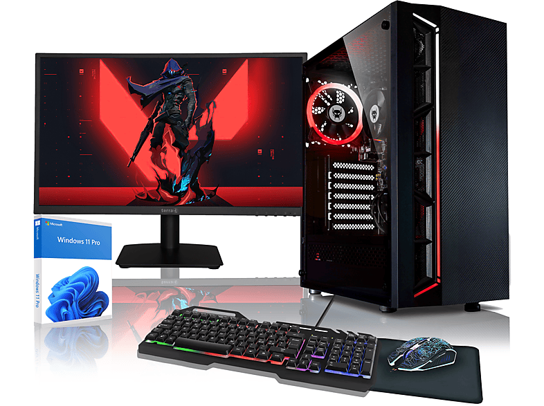 Q3 Essential Gaming, PC Komplettsystem mit AMD Ryzen™ 3, 16