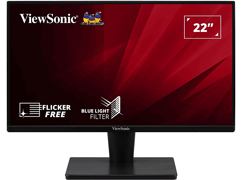 VIEWSONIC VA2215-H 21,5 Zoll Full-HD Monitor (5 ms Reaktionszeit , 75 Hz , 60 Hz nativ)
