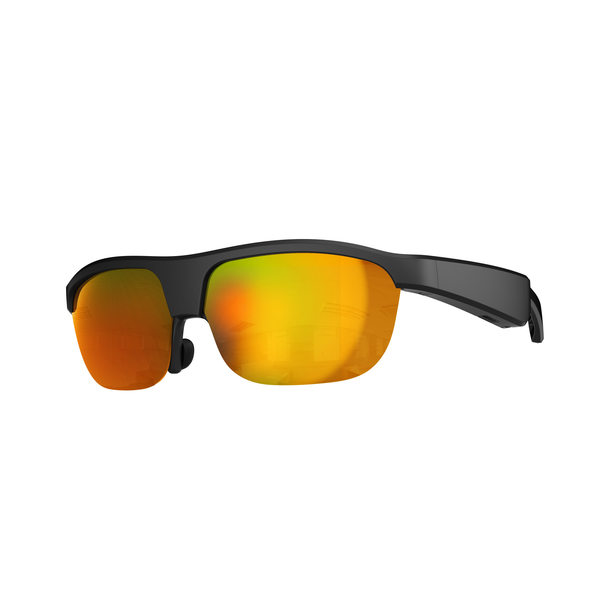 Sunglasses Outdoor Bluetooth Brille Orange Bluetooth Smart Navigation, Musik, Open-ear Freisprechen, BRIGHTAKE -