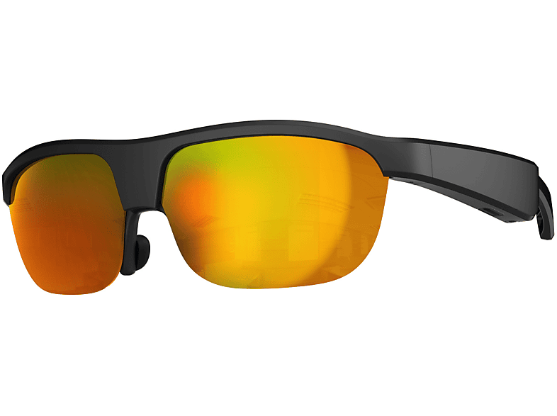 BRIGHTAKE Smart Bluetooth Outdoor Sunglasses - Musik, Navigation, Freisprechen, Open-ear Bluetooth Brille Orange