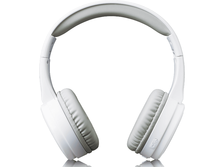 LENCO HPB-330WH - Spritzwassergeschützt -, On-ear Bluetooth Headphone Bluetooth Weiß