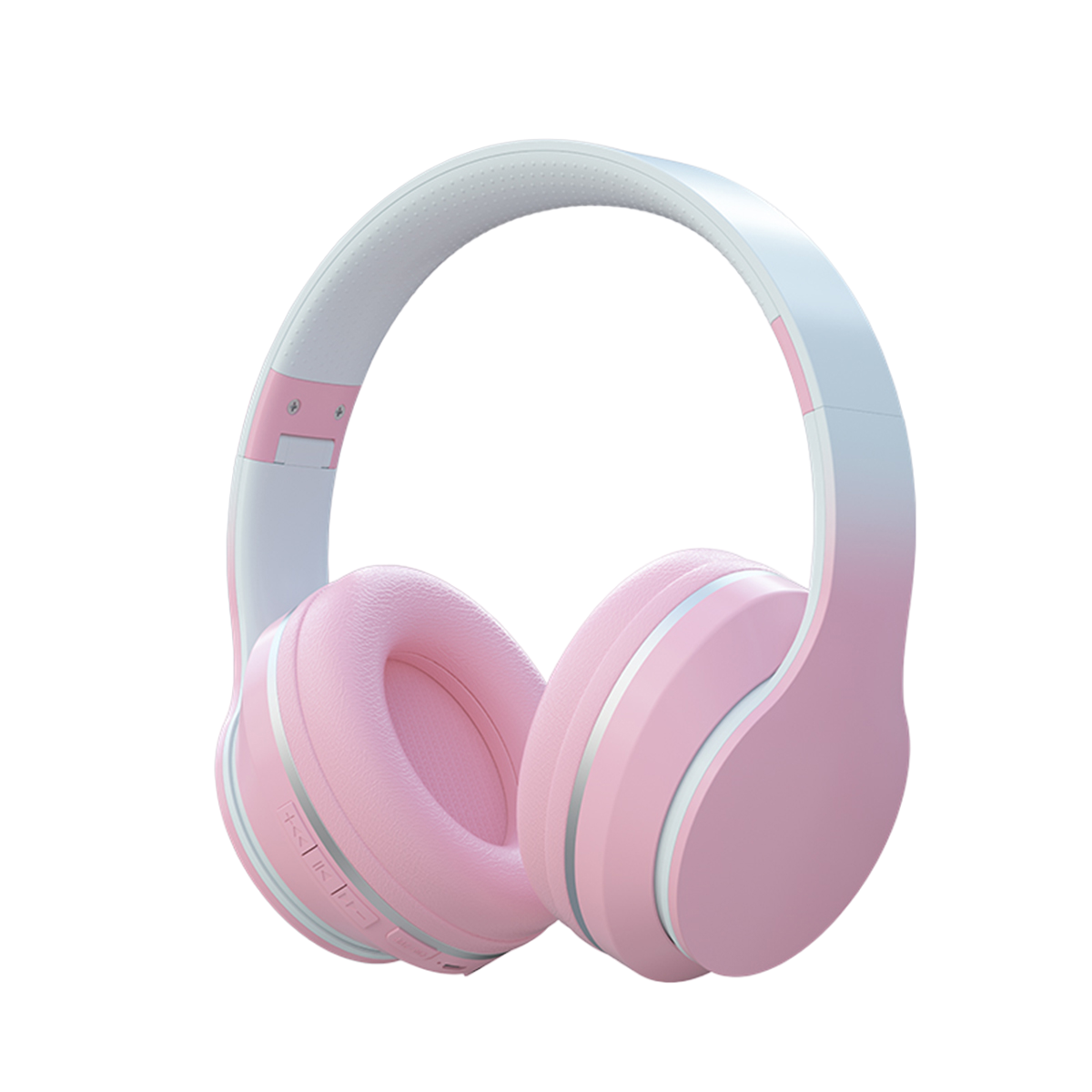 Bluetooth Ohrenschützer Over-Ear-Kopfhörer, Headset Kirschblütenpulver aus Bluetooth Memory-Schaumstoff, Over-ear KINSI Reisen, Home, für