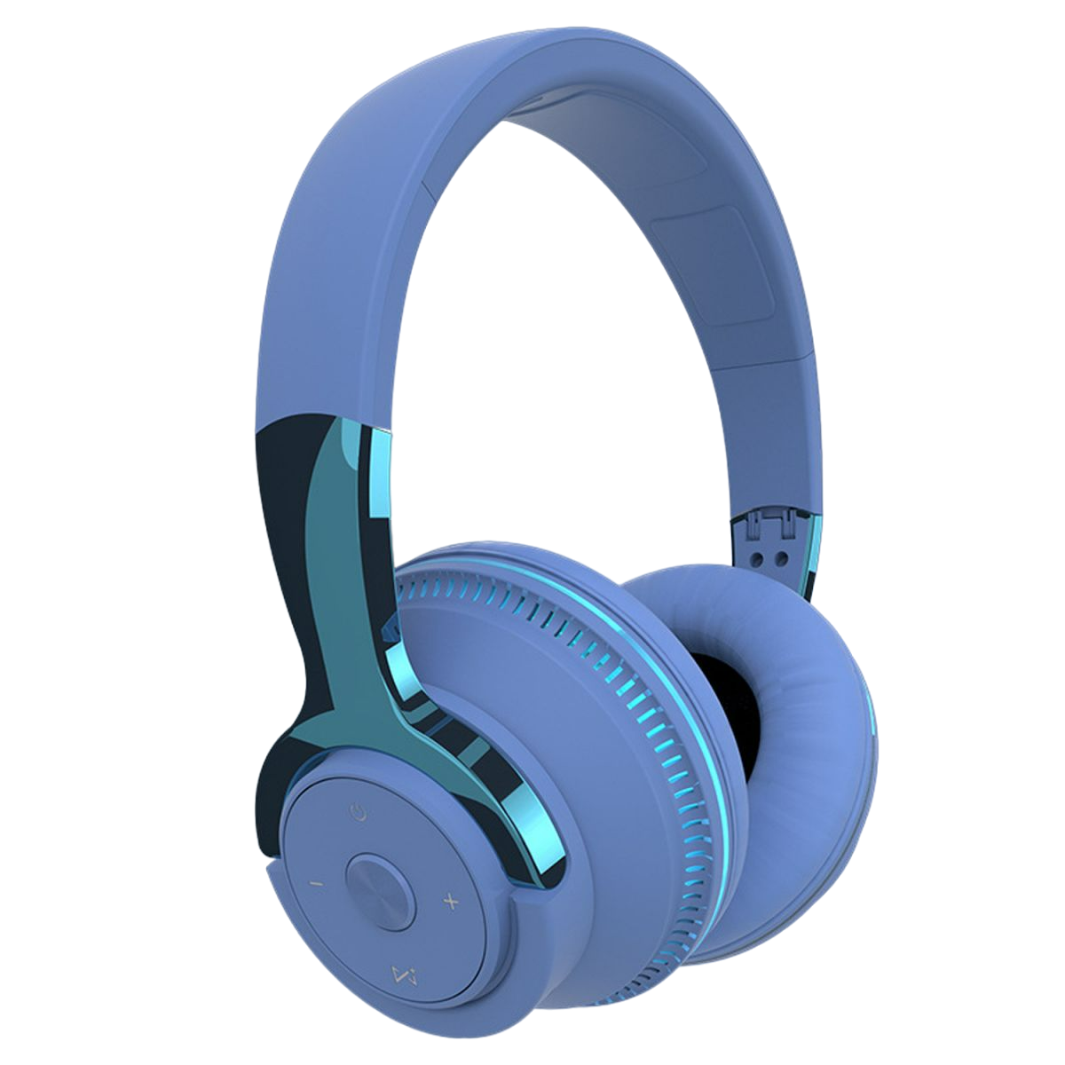 Bluetooth Sport-Kopfhörer, Over-ear blau Kopfhörer, Bluetooth-Kopfhörer, Kopfhörer Over-Ear DIIDA Noise-Cancelling,