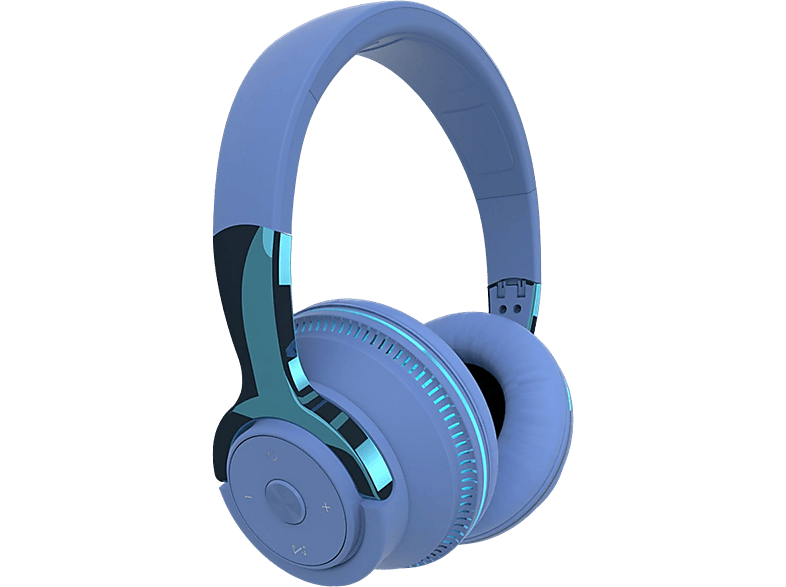 Bluetooth Sport-Kopfhörer, Over-ear blau Kopfhörer, Bluetooth-Kopfhörer, Kopfhörer Over-Ear DIIDA Noise-Cancelling,