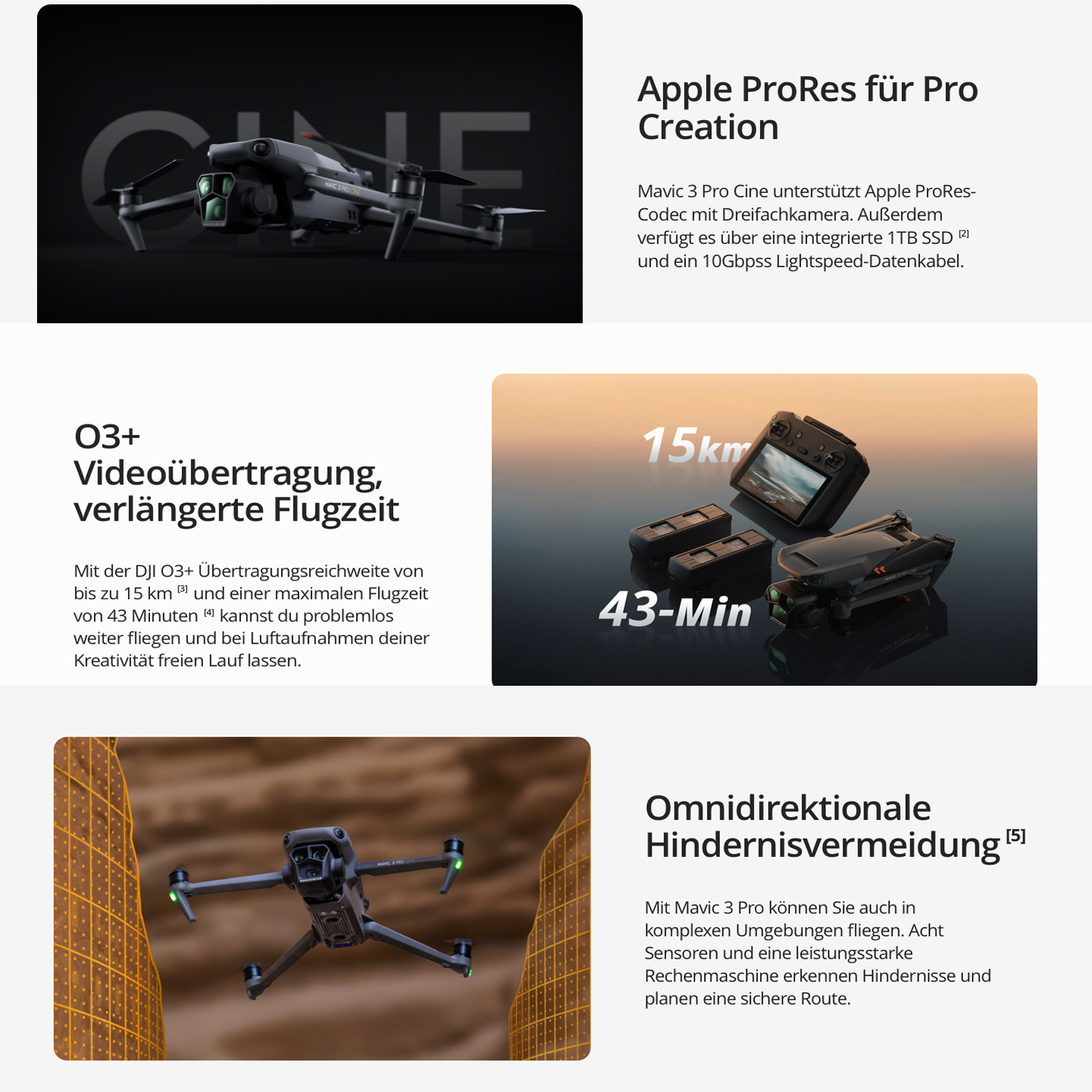 DRONE DJI Mavic 3 Pro Cine Premium Combo