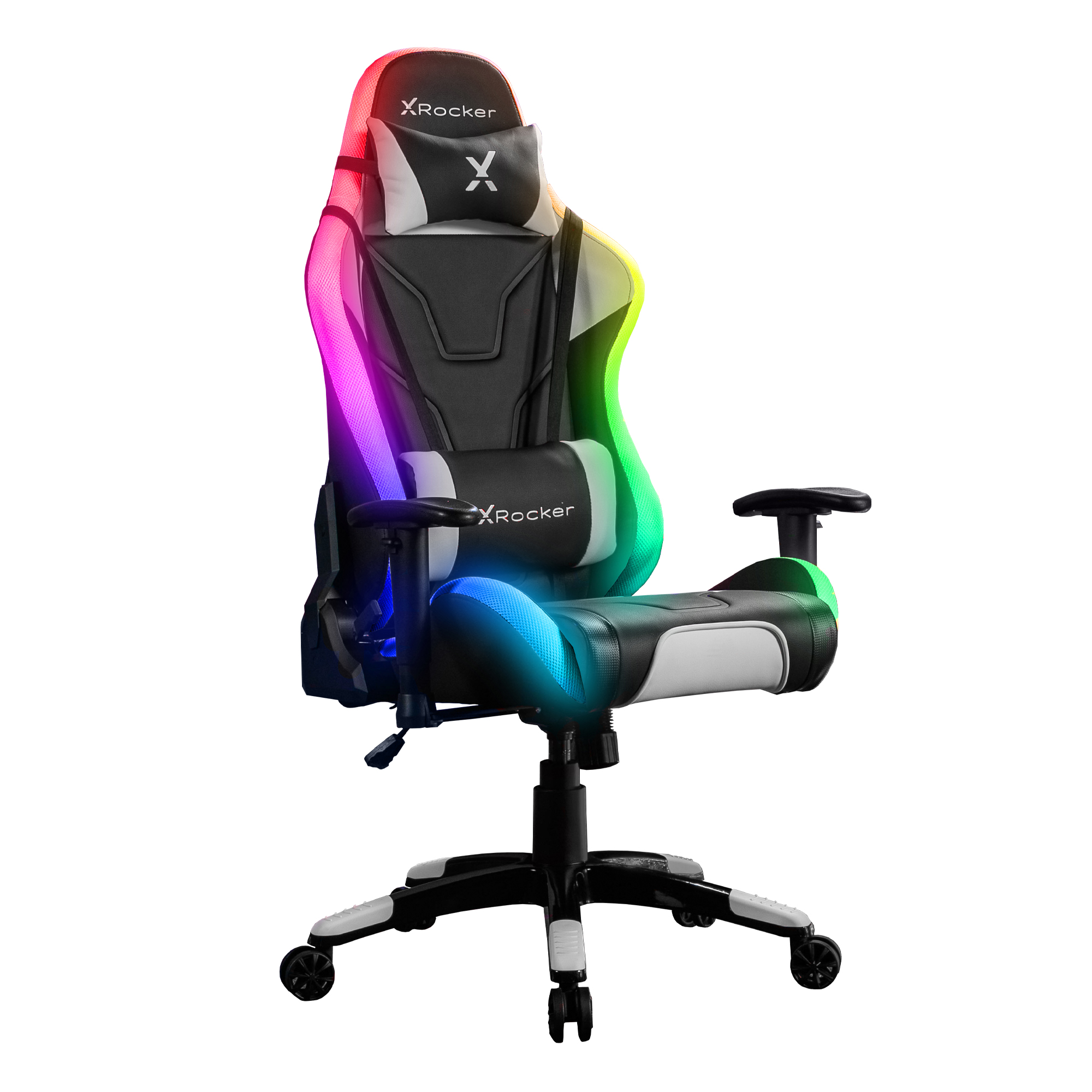 X ROCKER Agility eSports RGB Gaming Stuhl, Schwarz RGB