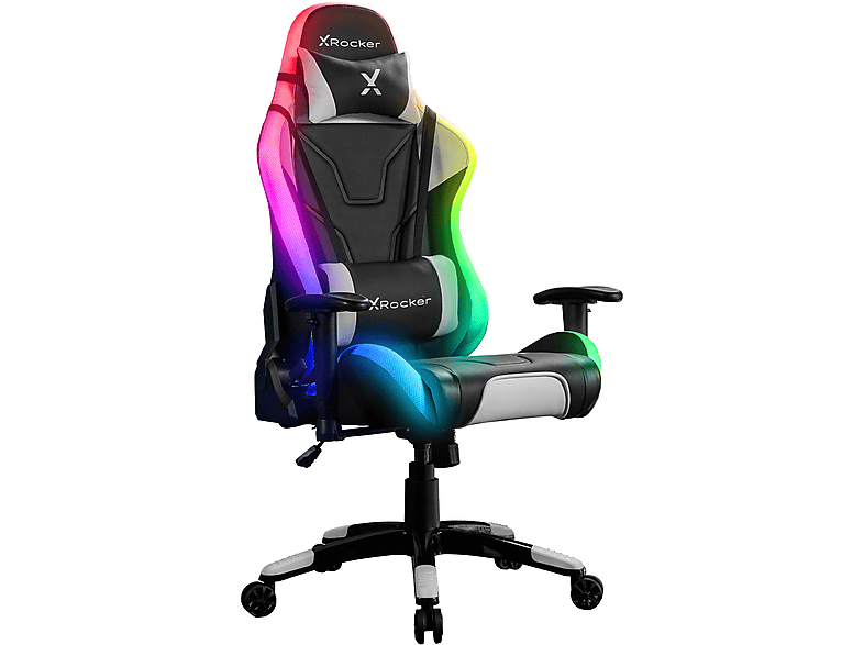X ROCKER Agility eSports RGB Stuhl, RGB Schwarz Gaming