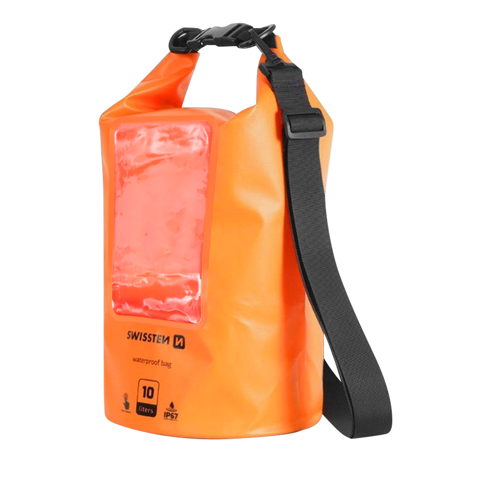 SWISSTEN 10L Handytasche Umhängetasche, Universal, Universal, Touchscreen, Orange