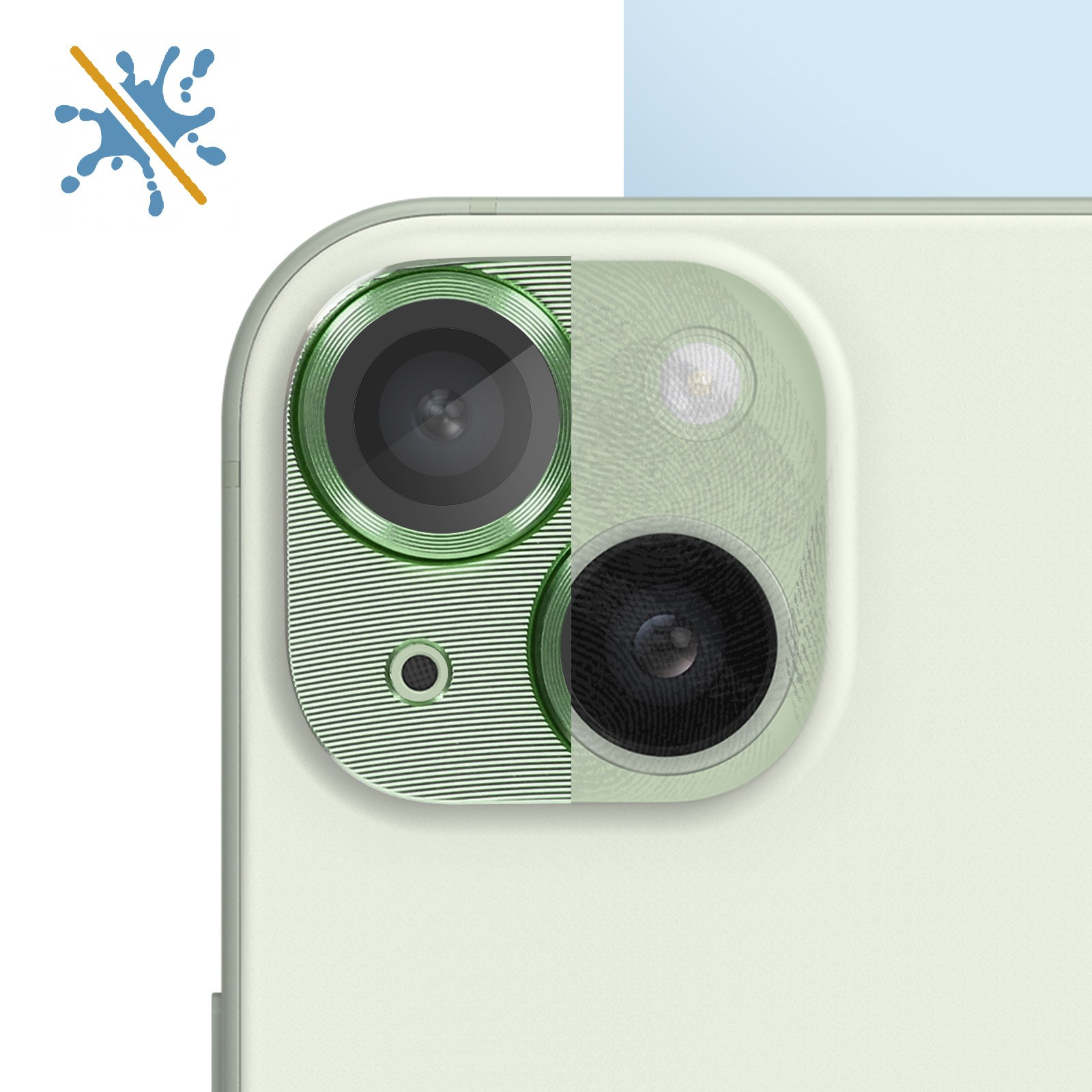 ENKAY Aluminiumlegierung Folien(für Apple Plus) Rückkamera 15 iPhone