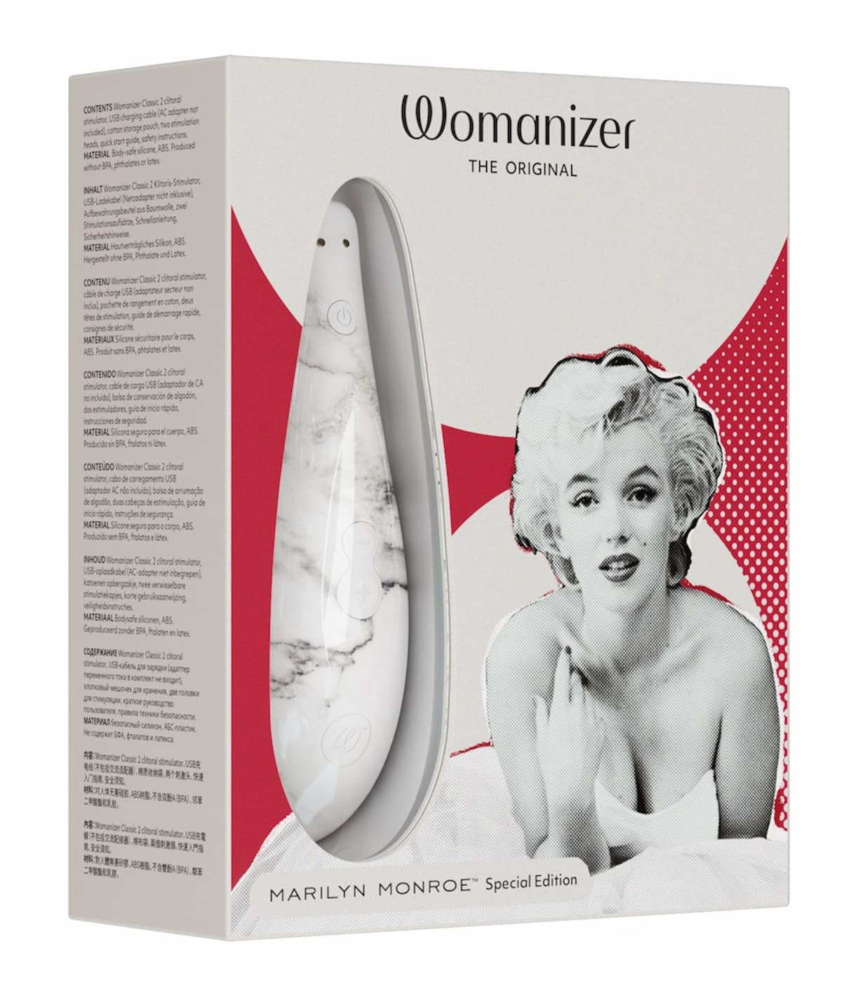 Marilyn White Monroe Vibrator WOMANIZER