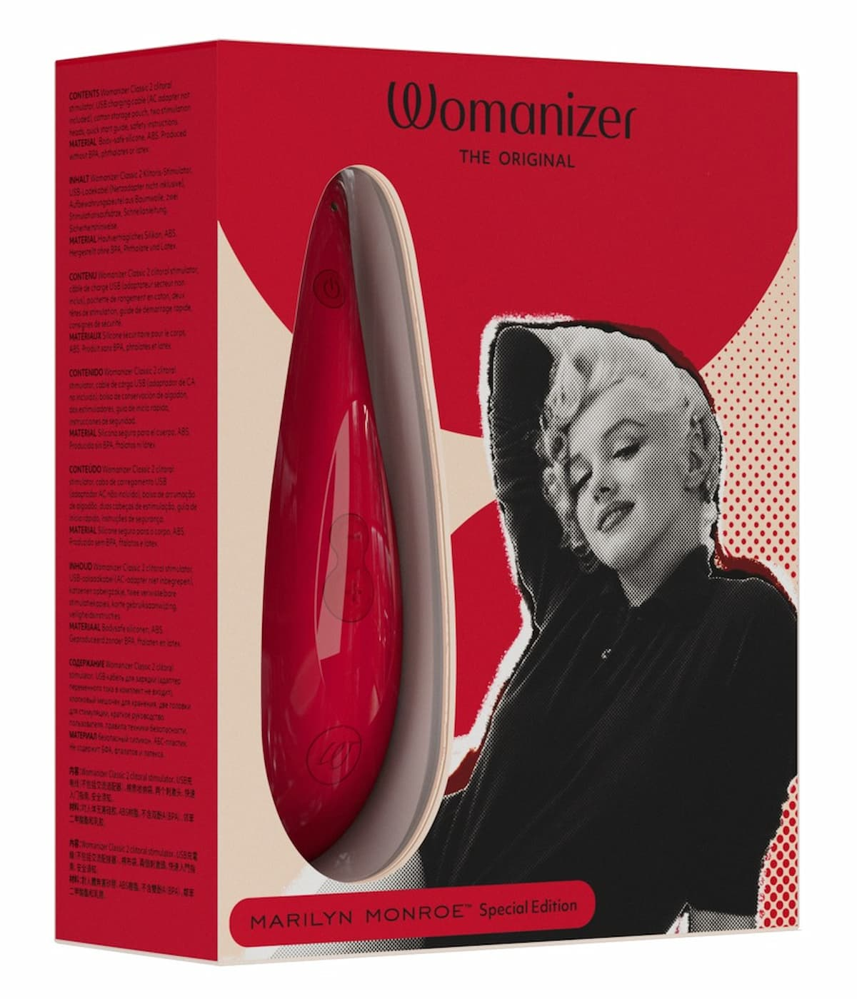 WOMANIZER Marilyn Monroe Red Vibrator