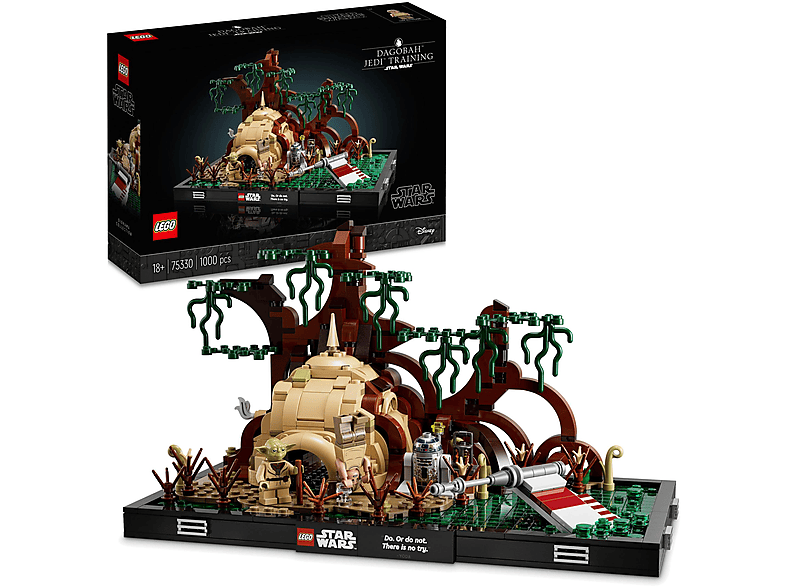 TRAINING Bausatz LEGO AUF DAGOBAH-DIORAMA 75330 JEDI