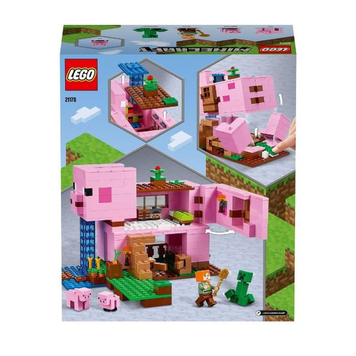 DAS LEGO LEGO SCHWEINEHAUS Minecraft 21170