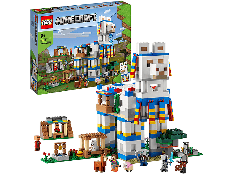 Juego de construcción  - Kit de construcción LEGO® Minecraft® 21188 El Pueblo-Llama (1252 piezas) LEGO