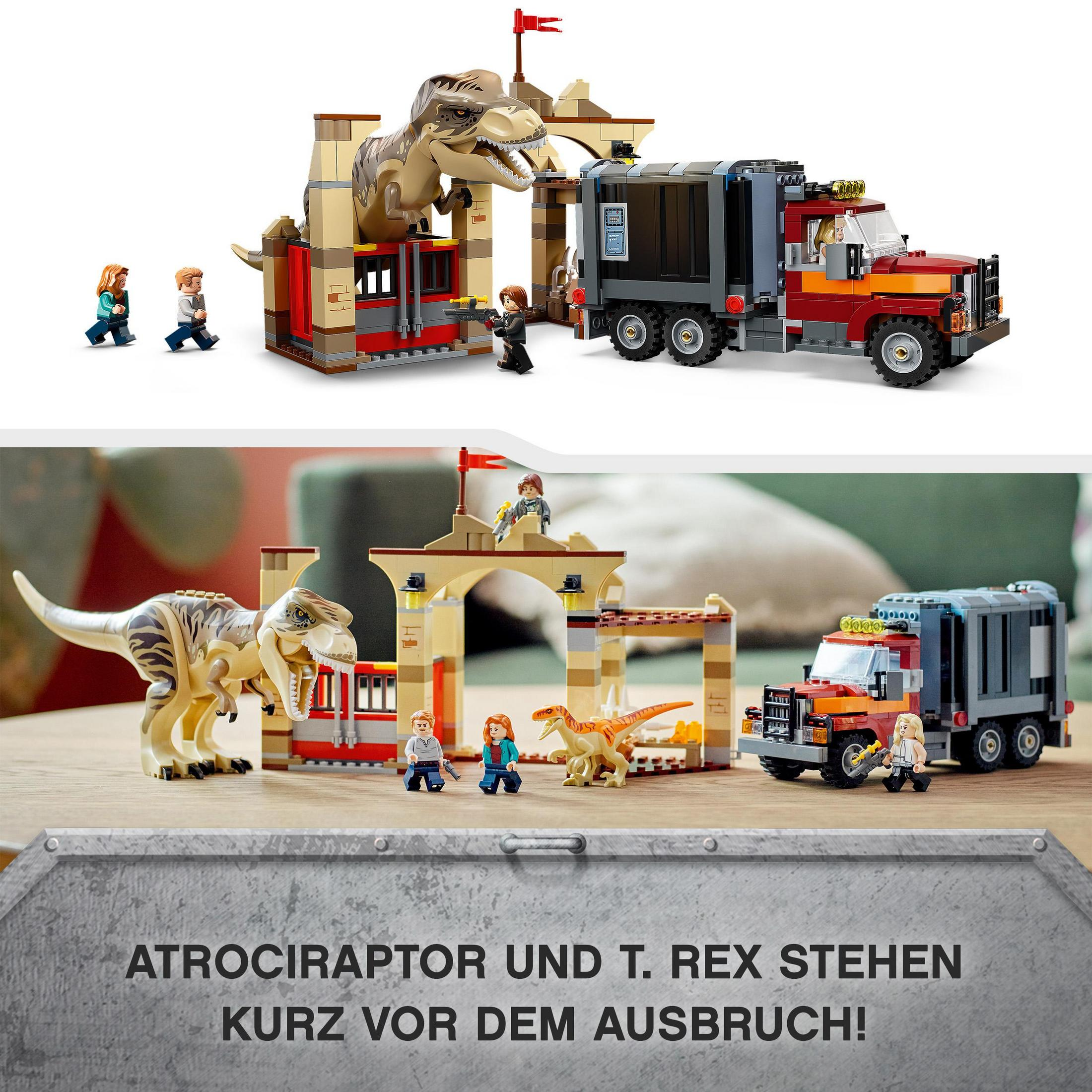 LEGO ATROCIRAPTOR: Jurassic T. & DINOSAURIER-AUSBRUCH 76948 REX LEGO World