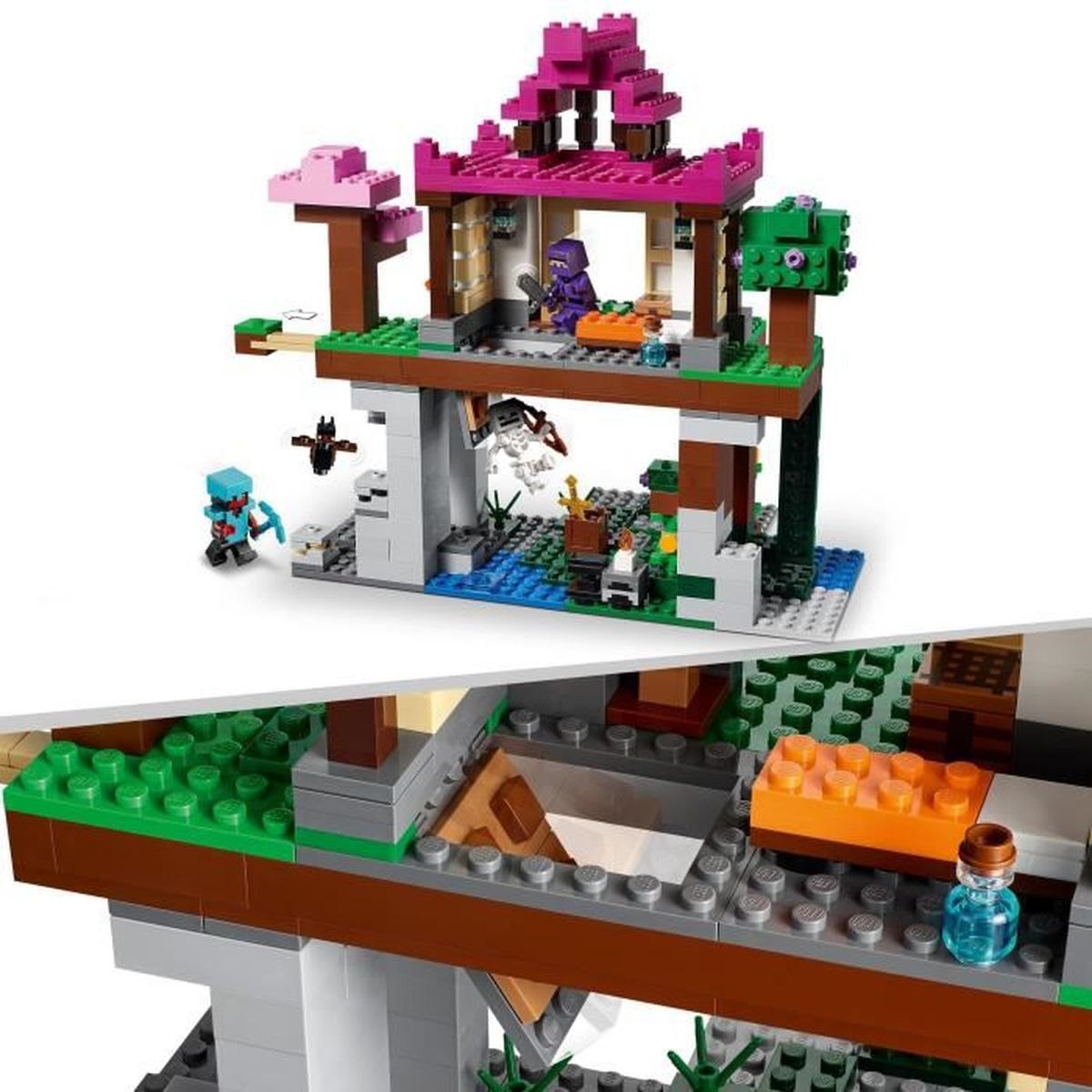 LEGO 21183 Minecraft Das Trainingsgelande Bausatz