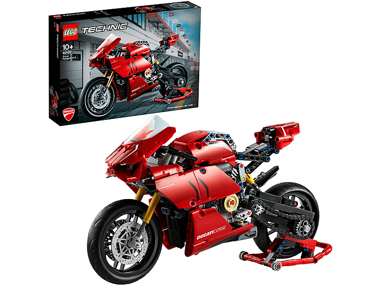 Rot 42107 DUCATI Bausatz, PANIGALE LEGO V4 R