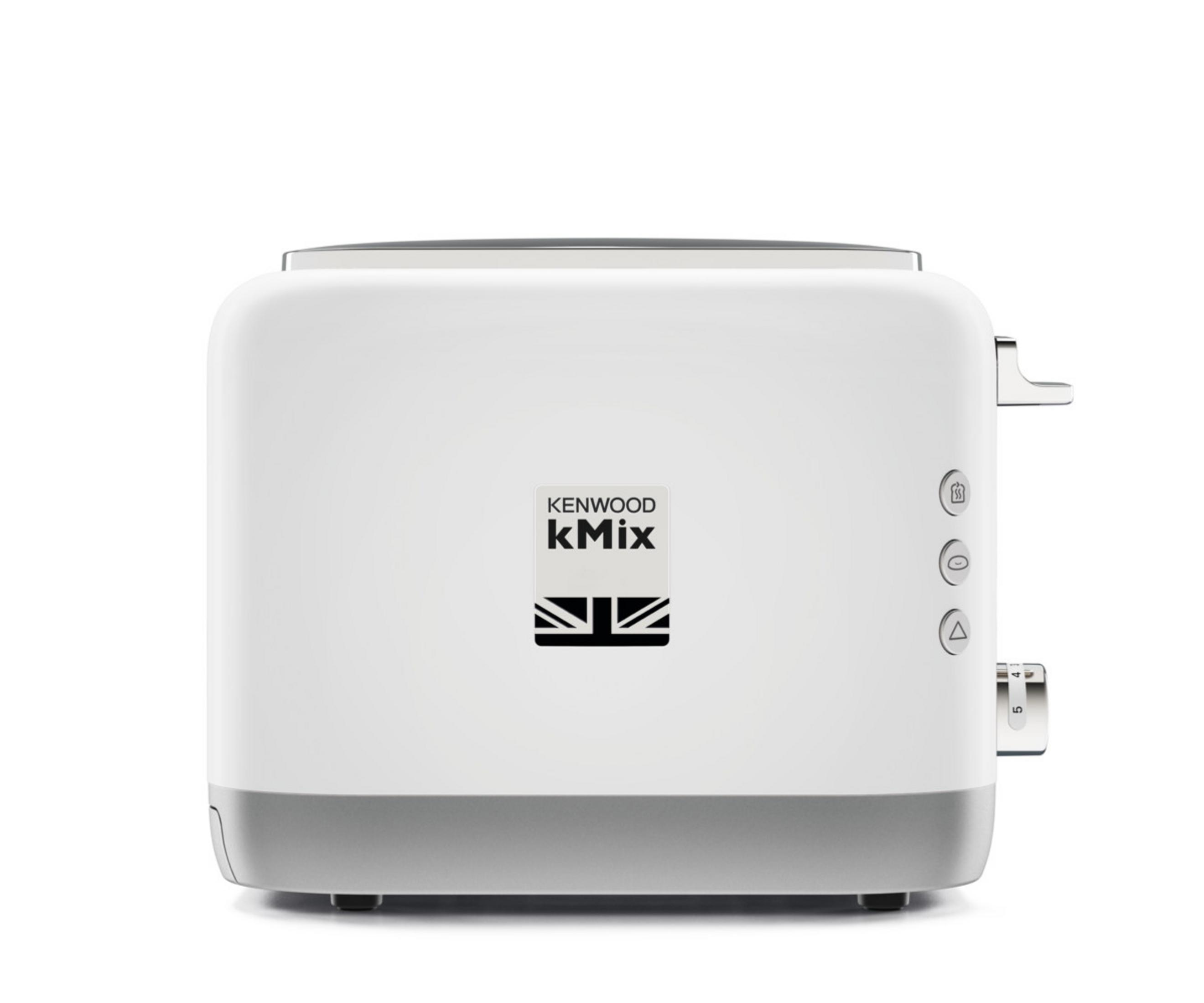 900W Watt, (900 2-SCHLITZ-TOASTER KMIX KENWOOD 751 Toaster Schlitze: Weiß 2) TCX WH