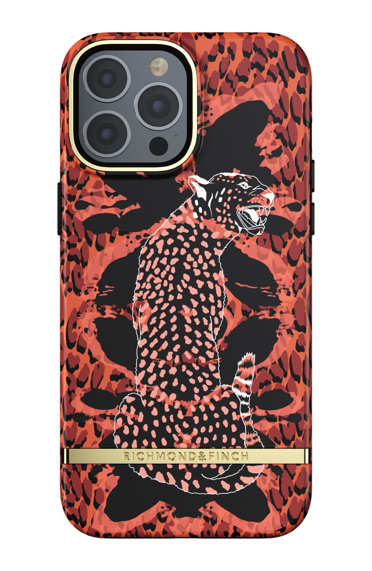Gepard, Amber 13 Apple, Rot FINCH RICHMOND Max, & Tasche iPhone Backcover, iPhone Pro