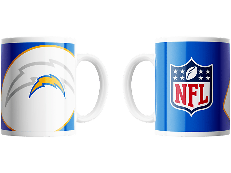 L.A. Chargers Classic Football Shadow Logo & NFL Shield 330ml