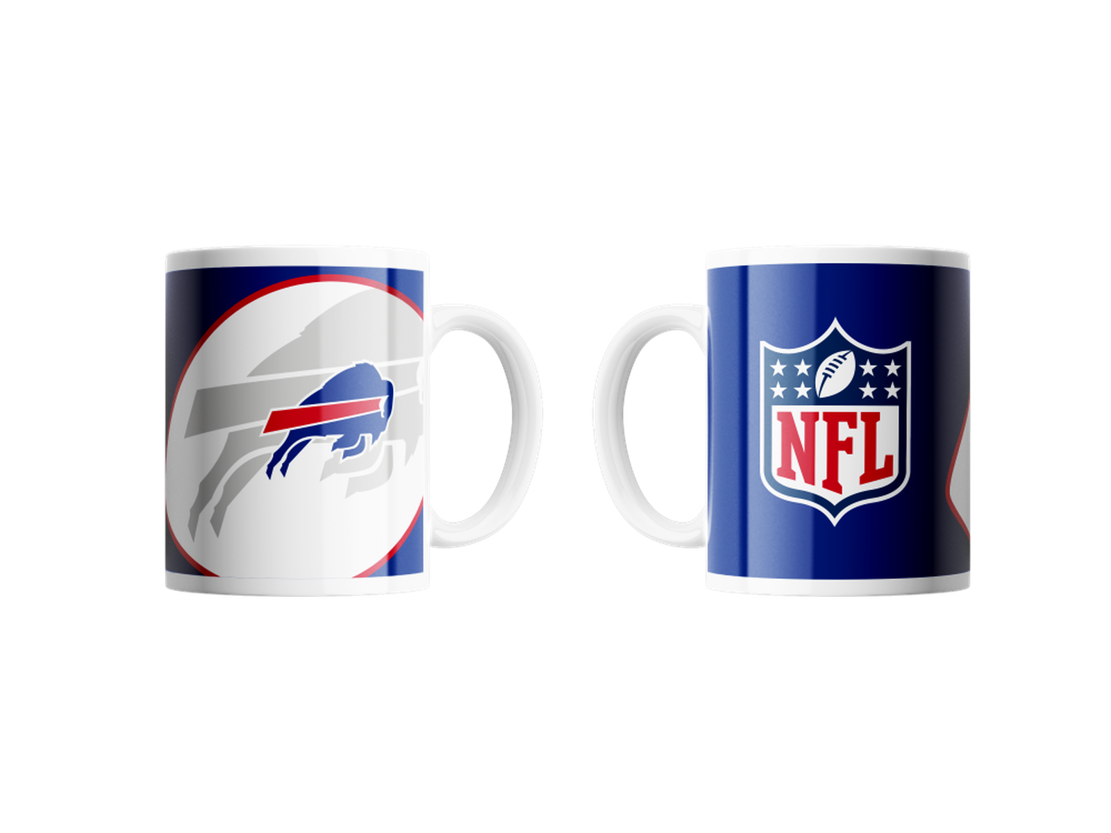 Buffalo Bills Classic Football NFL Shadow & Logo Shield 330ml