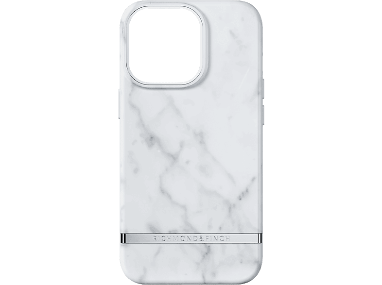 RICHMOND & FINCH iPhone Tasche Marmor Weiß, Backcover, Apple, iPhone 13 Pro, Weiß