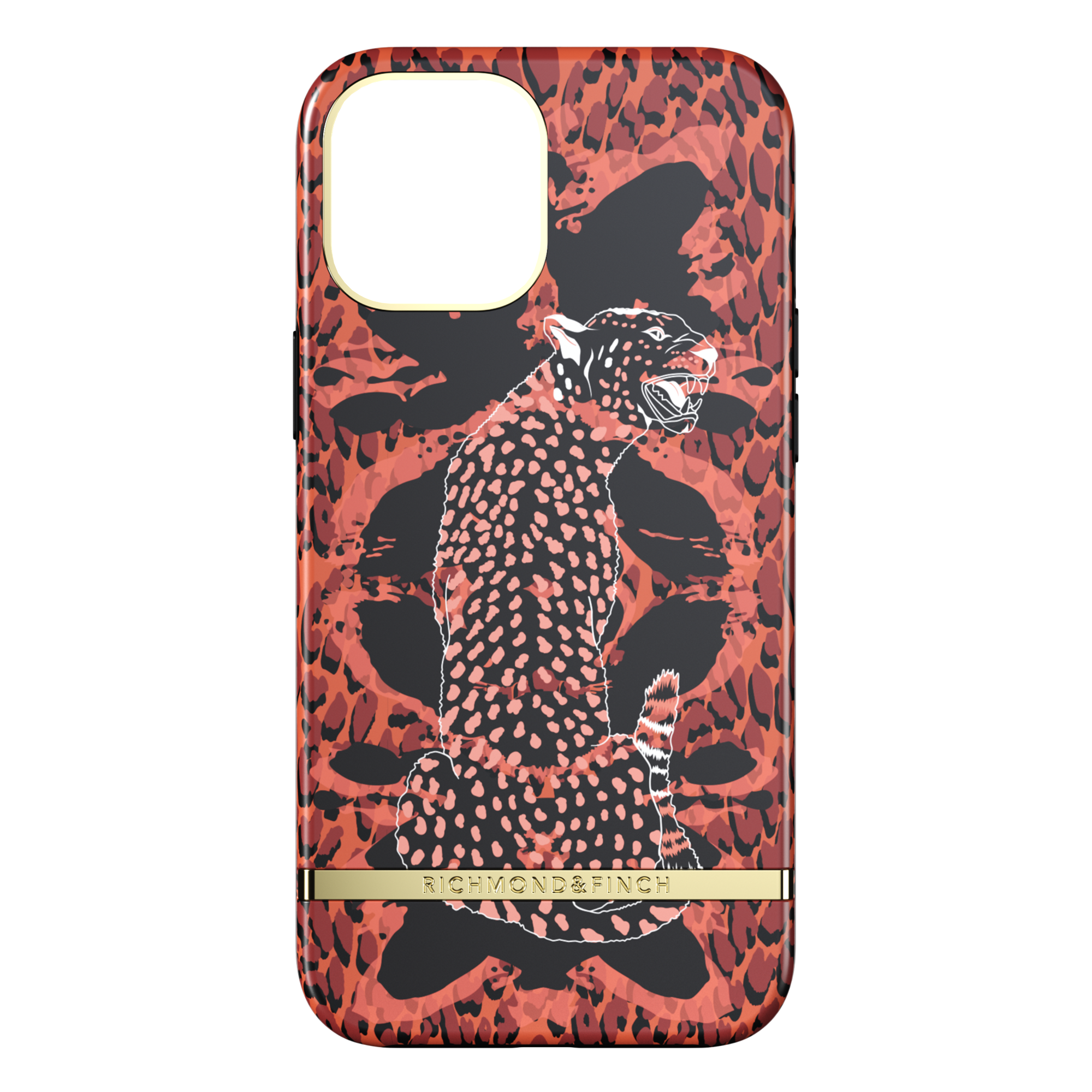 RICHMOND & FINCH Max, iPhone Gepard, 12 Apple, Pro Rot Tasche iPhone Backcover, Amber