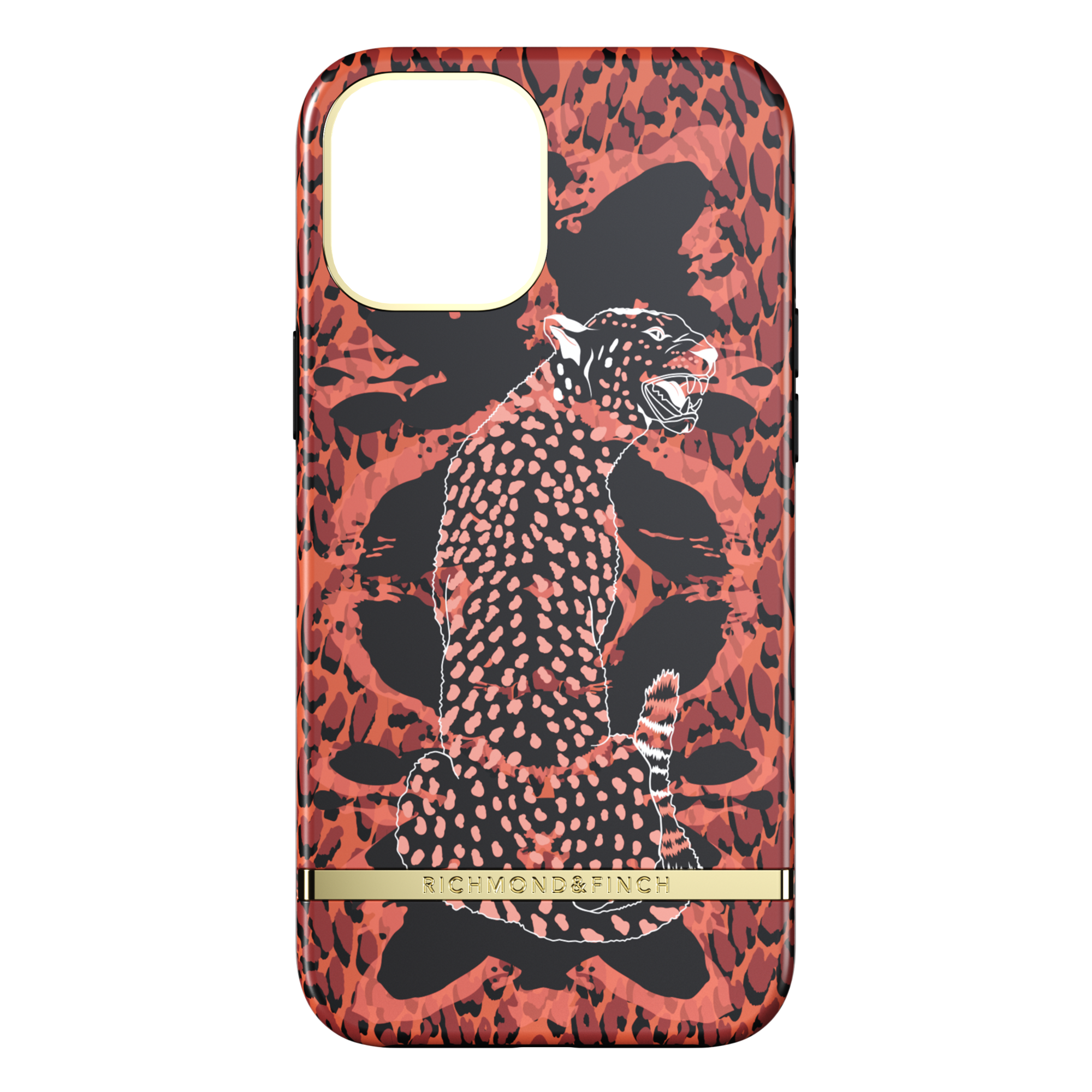 RICHMOND & FINCH Max, iPhone Gepard, 12 Apple, Pro Rot Tasche iPhone Backcover, Amber