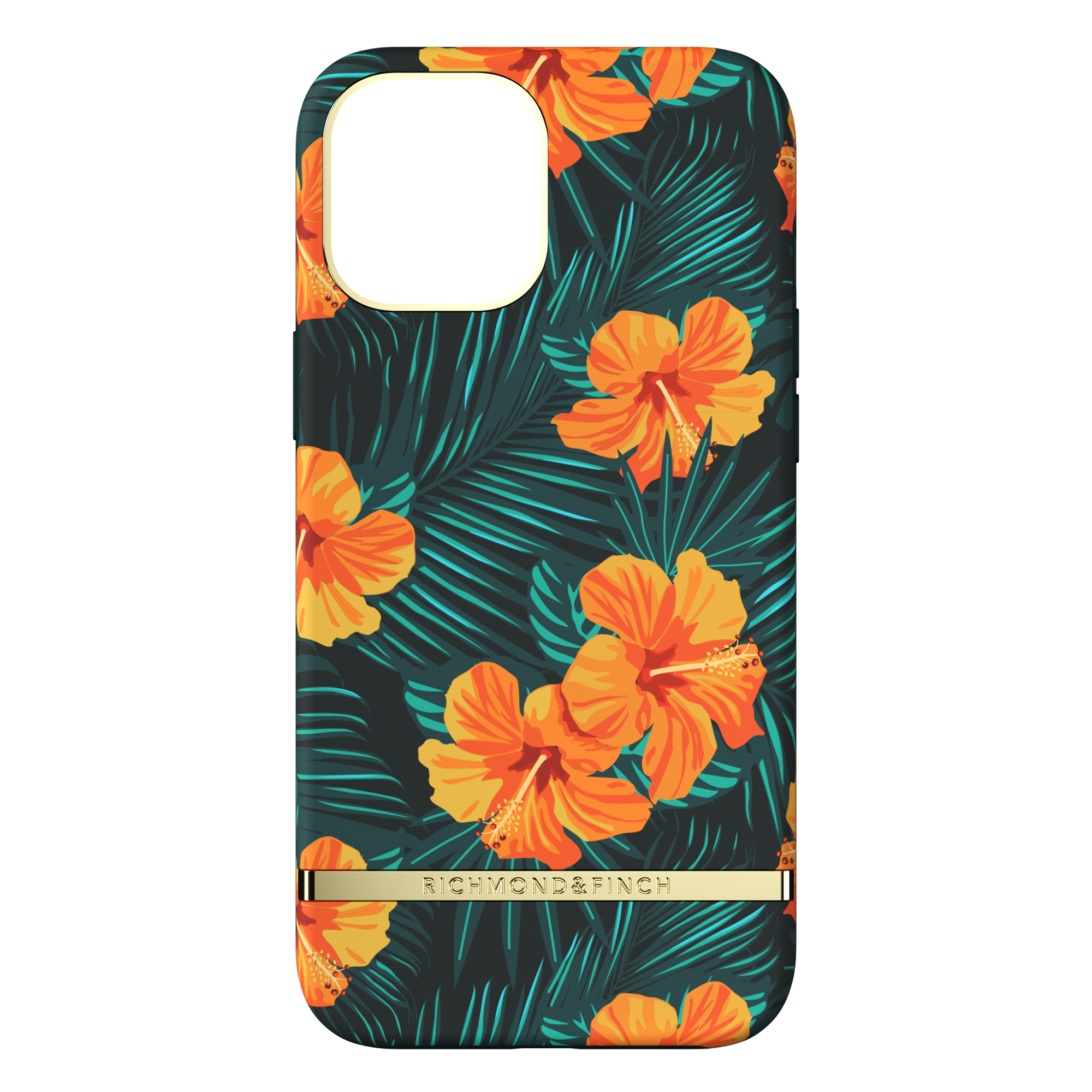 & 12 Max, RICHMOND FINCH Backcover, Orange Hibiskus, iPhone Tasche iPhone Pro Orange Apple,