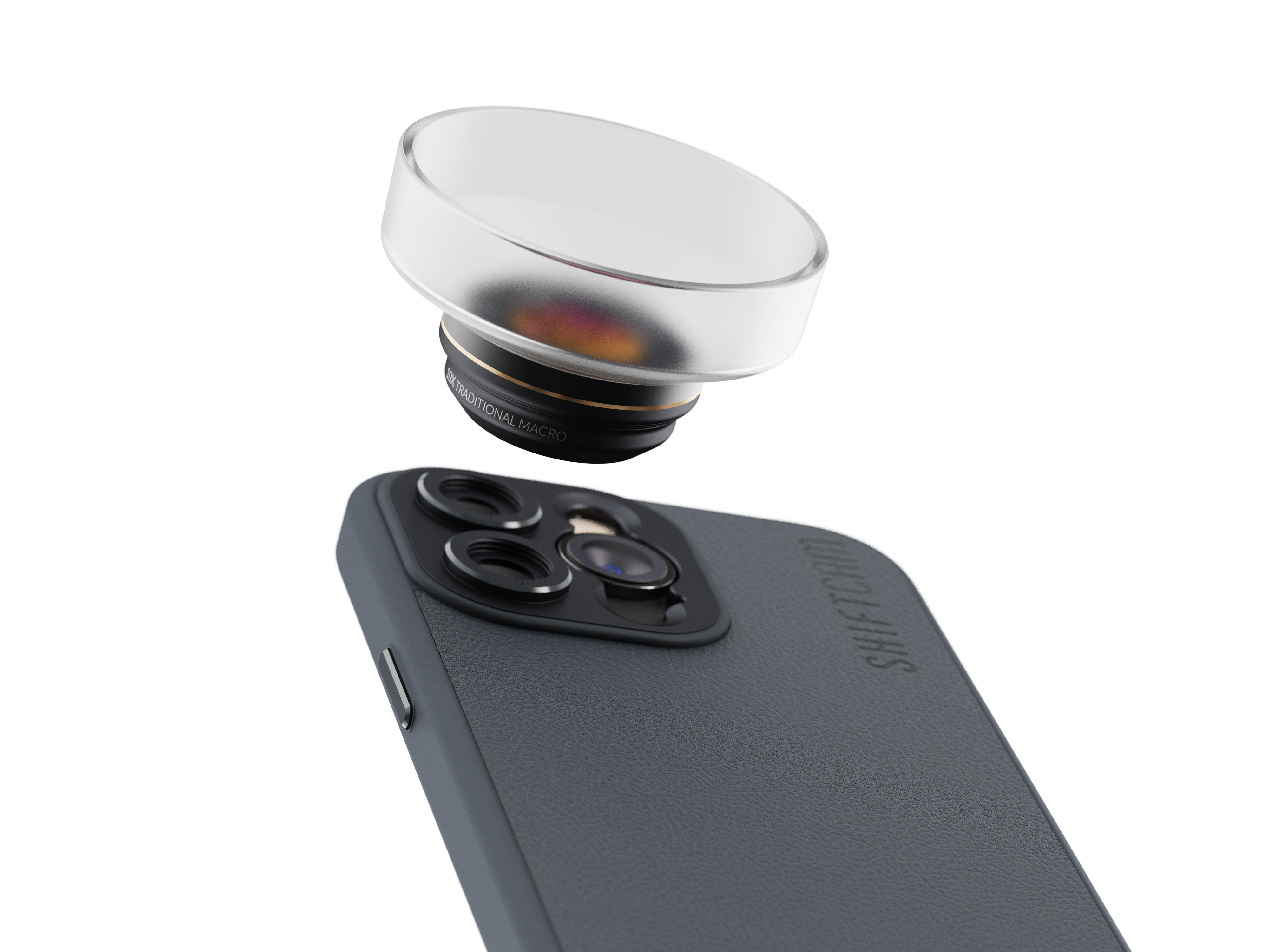 (Smartphone Makroobjektiv - Smartphone LensUltra Traditional 10x SHIFTCAM - Macro Objektiv für T2-Mount