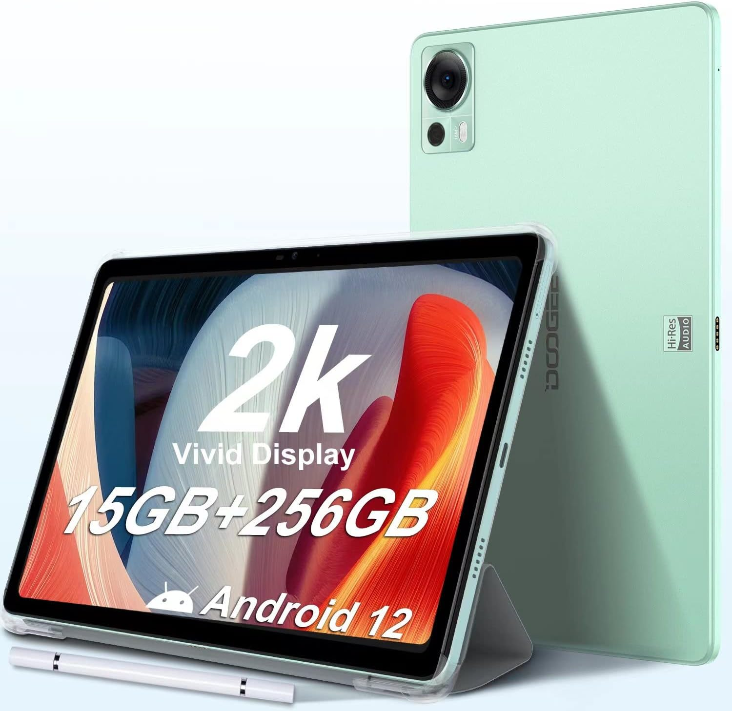 DOOGEE Grün T20 12, 256 Zoll, Android 4G 15GB 8300mAh 10,4 GB, Tablet,