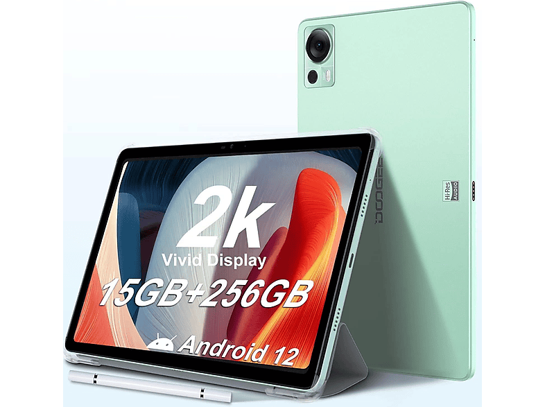 10,4 Zoll, 15GB Android 4G GB, 12, T20 DOOGEE Tablet, Grün 256 8300mAh