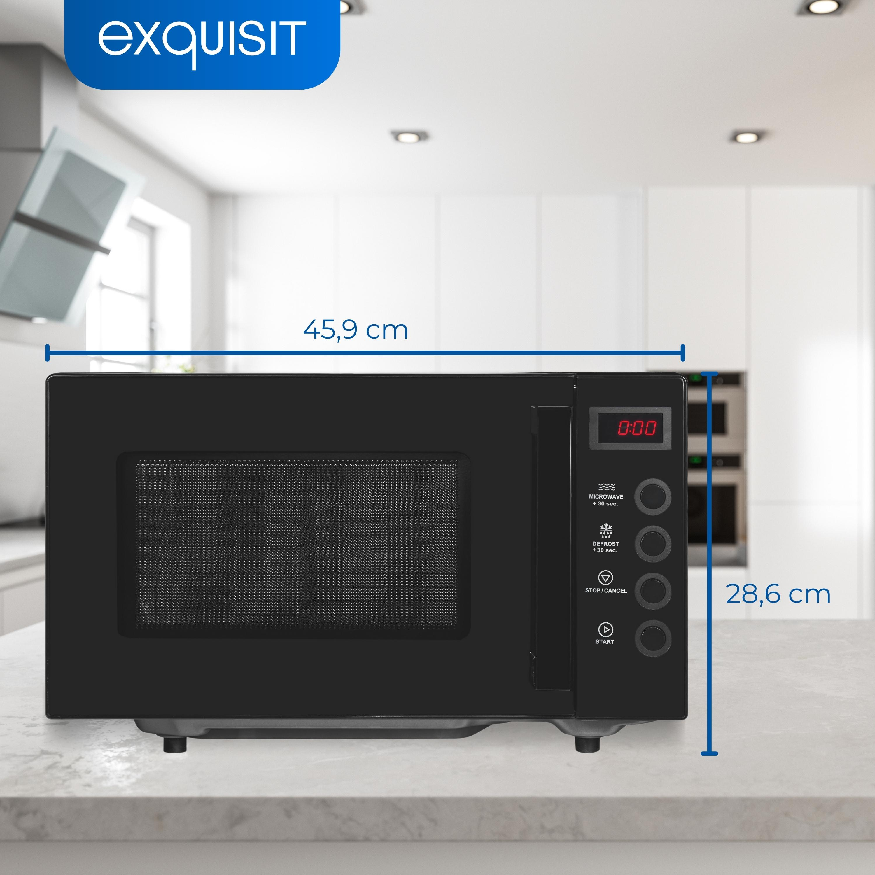 EXQUISIT Standmikrowelle Watt) (700 schwarz MW7020-F-030DI