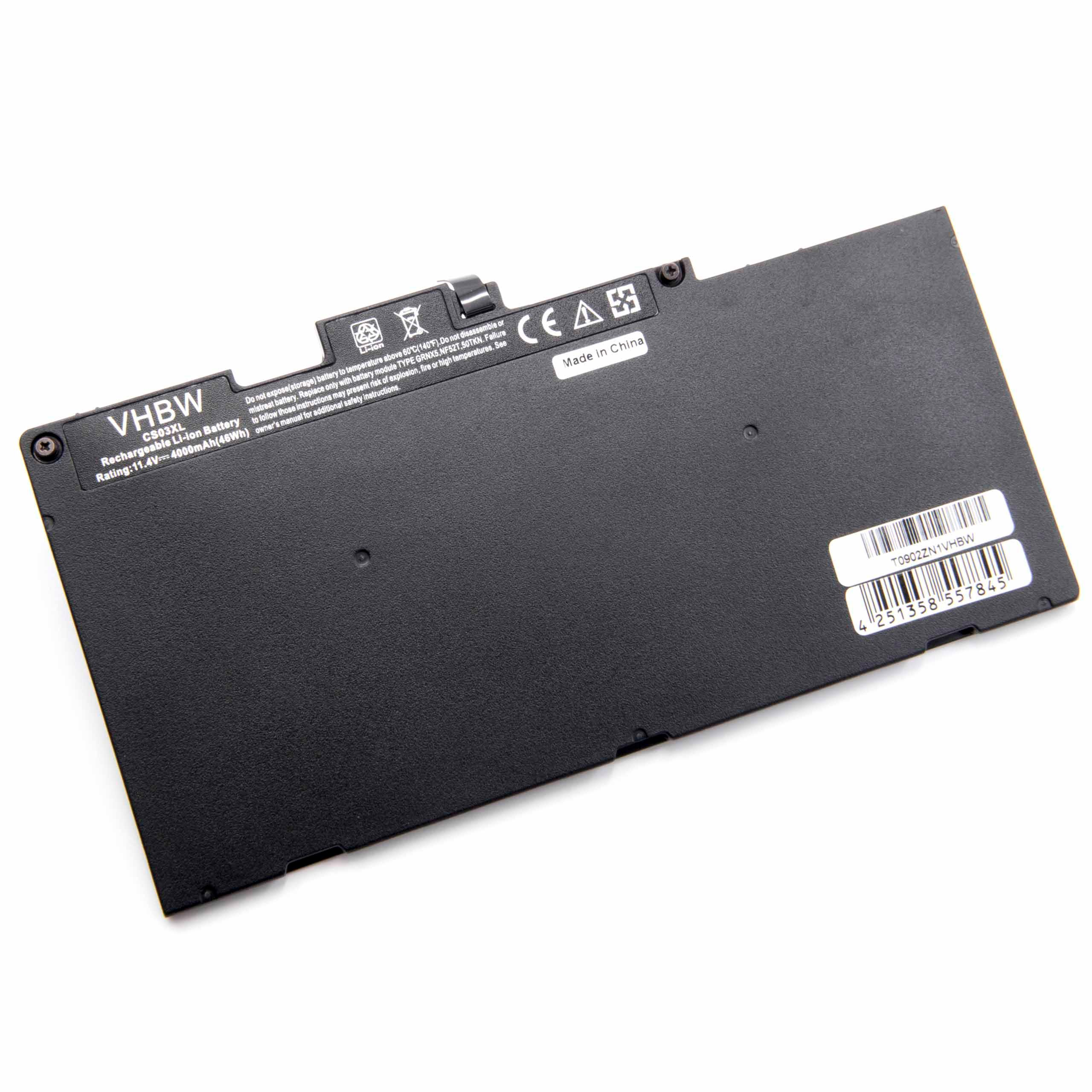 VHBW kompatibel mit HP EliteBook 848 848 G4(1LH17PC) Li-Polymer (1LH13PC), 848 848 - Akku 4000 G4 G4(1LH18PC), (1LH17PC), Notebook, G4