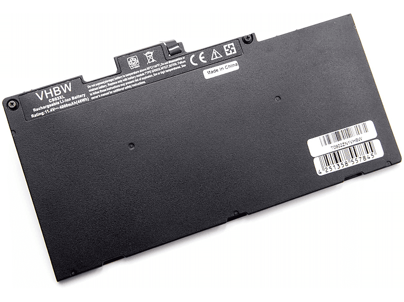 VHBW kompatibel mit Akku 848 EliteBook 4000 HP Notebook, (1LH13PC), G4 Li-Polymer (1LH17PC), G4 848 G4(1LH18PC), - 848 848 G4(1LH17PC)