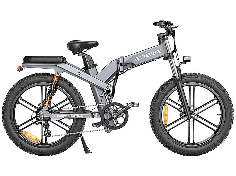 ENGWE X26 Mountainbike (Laufradgröße: 26 Zoll, Unisex-Rad, Grau)