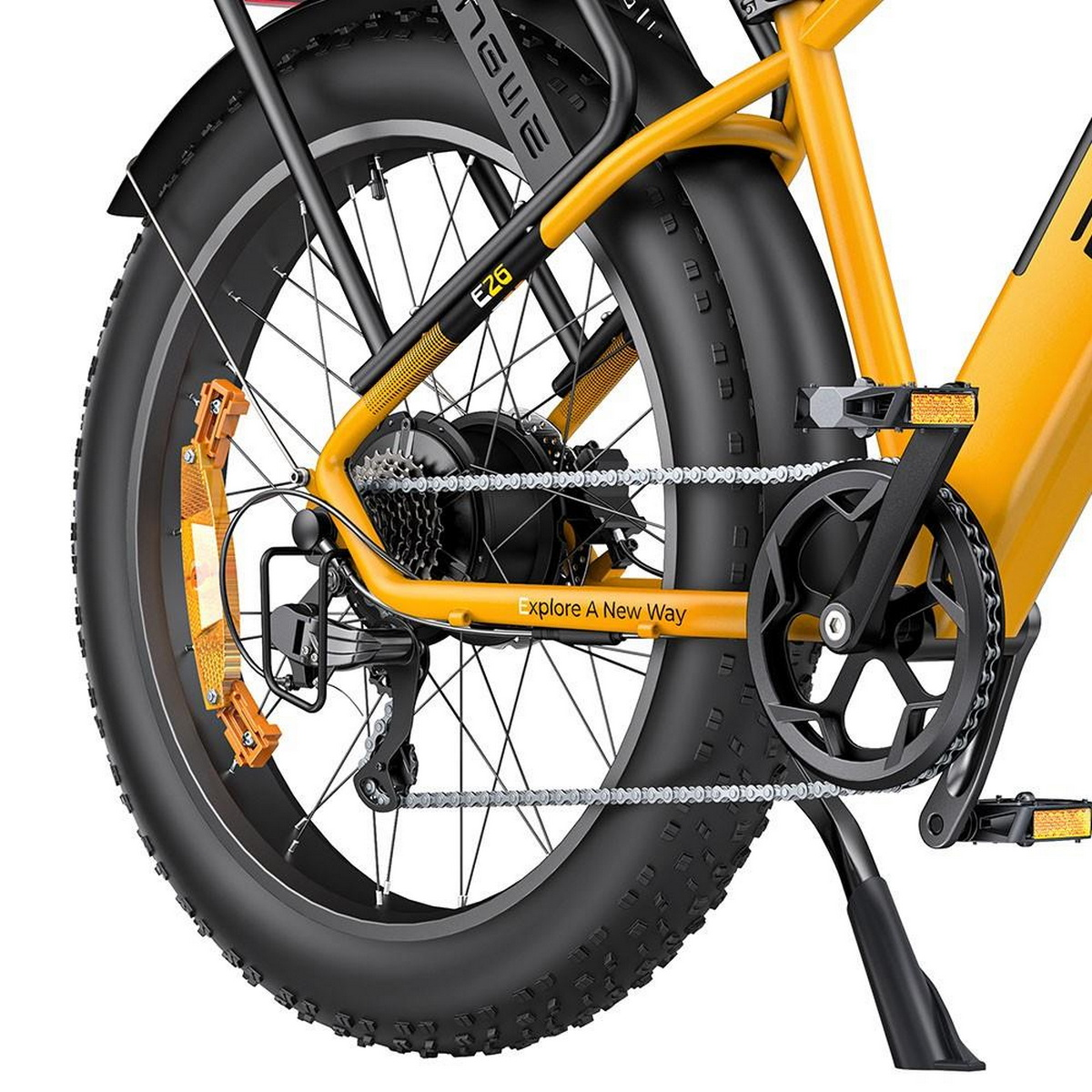 ENGWE E26 Mountainbike (Laufradgröße: 26 Gelb) Unisex-Rad, Zoll