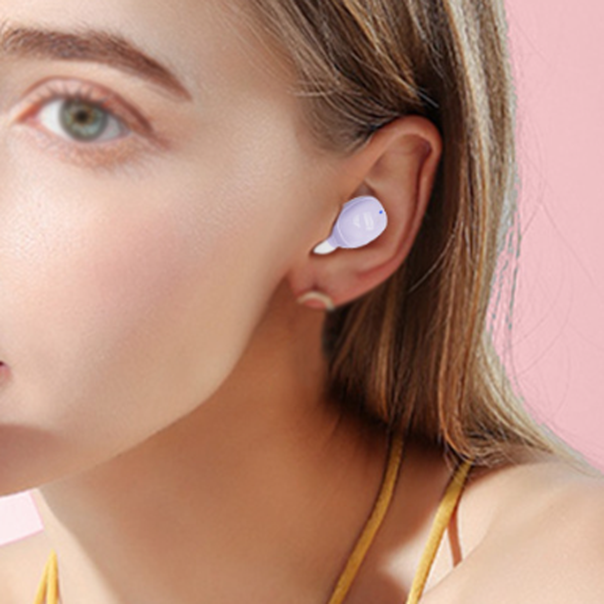 ENBAOXIN In-Ear Bluetooth Kopfhörer - automatische intelligente Sound, Bluetooth Bluetooth HiFi grün In-ear Kopfhörer Geräuschunterdrückung