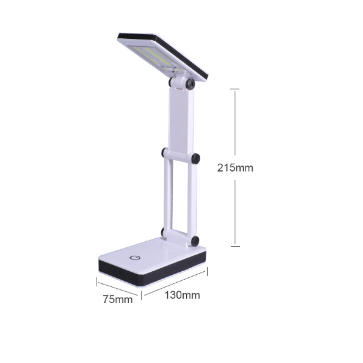 ENBAOXIN mit - USB-Kabel Tischlampe LED-Klappleuchte hohe LED-Tischlampe Weiß Augenschutz, Helligkeit,