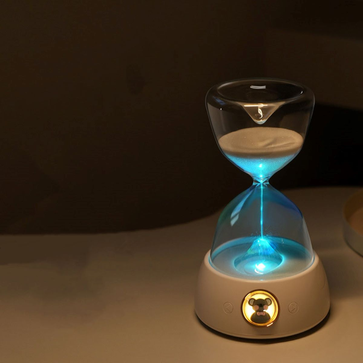 Bluetooth-Lautsprecher, - Ornamente LACAMAX kreative Sanduhr-Nachtlicht Nachtlicht