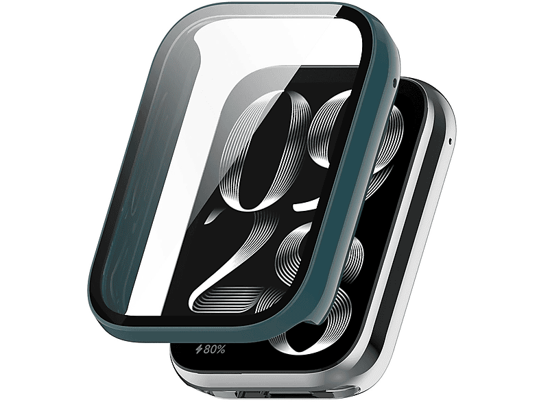 Heioloo Schutzhülle Für Xiaomi Smart Band 10 - 360° Schutz Mit Gehärtetem Glas